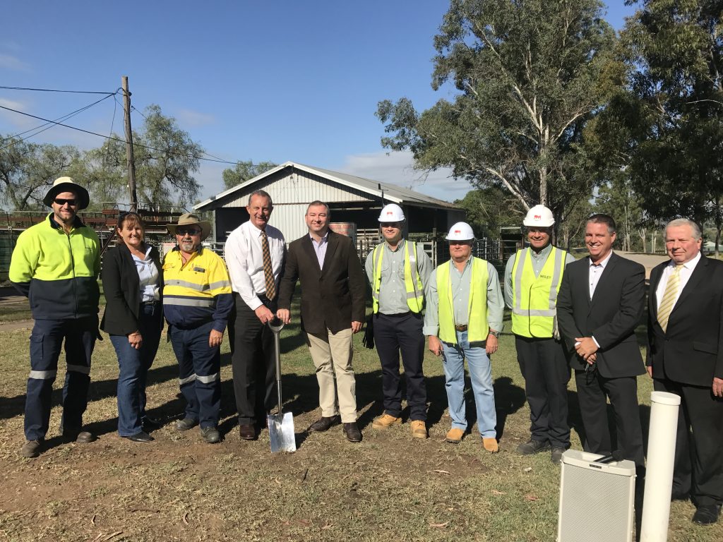 Singleton sale yard sod turning May 2017